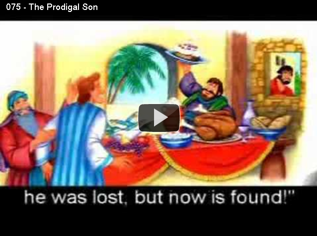 parable of the prodigal son (cartoon)